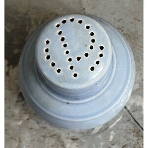 Vintage Vernon Kilns EARLY CALIFORNIA Pepper Shaker Blue MCM Art‎ Deco Made USA
